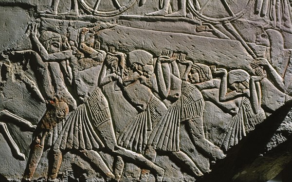 Relief from the tomb of Horemheb in Saqqara