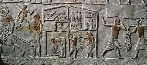 Relief from the tomb of Horemheb in Saqqara