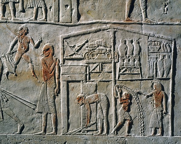 Relief from the tomb of Horemheb in Saqqara