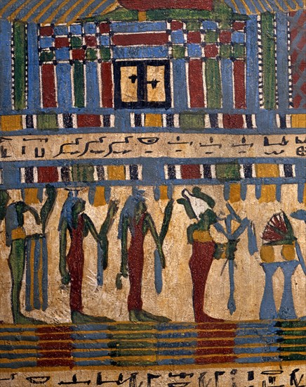 Détail du sarcophage de Usai