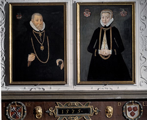 Portraits de Jorgen Rosenkrantz et de son épouse Dorte Lange