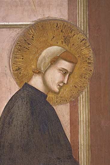 Giotto, Saint François reçoit les honneurs d'un homme d'Assise (détail)