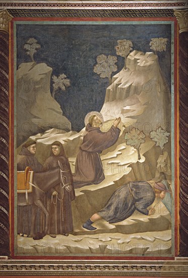 Giotto, Le miracle de la source