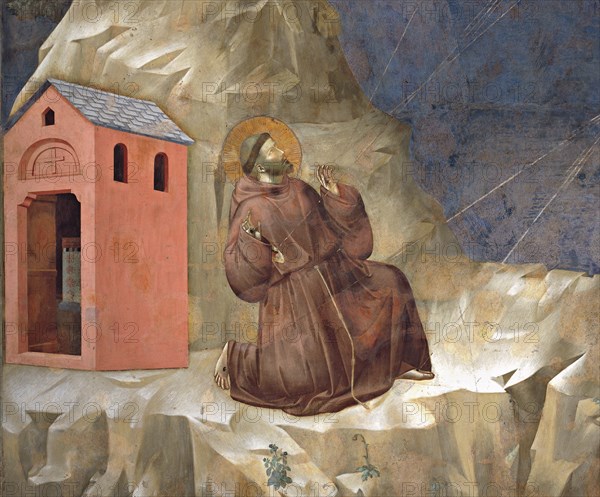 Giotto, Saint François reçoit les stigmates sur le mont Verna