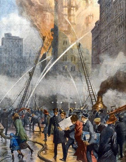 Incendie d’un gratte-ciel à Chicago (1922)