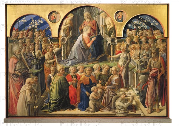 Fra Filippo Lippi, Le Couronnement de la Vierge