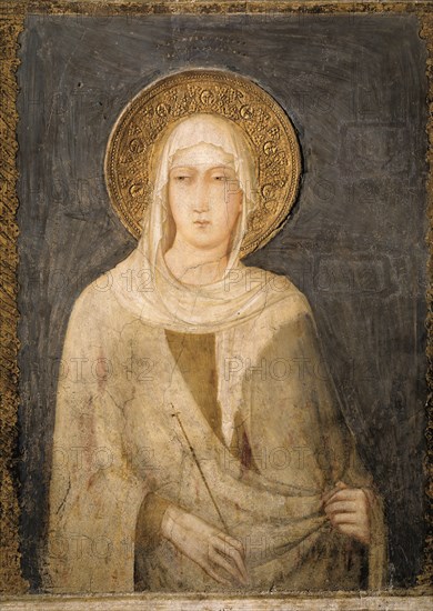 Simone Martini, Sainte Claire