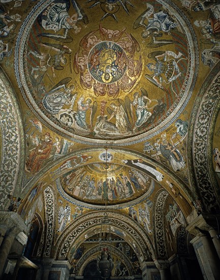 Coupoles du baptistère de la basilique Saint-Marc de Venise