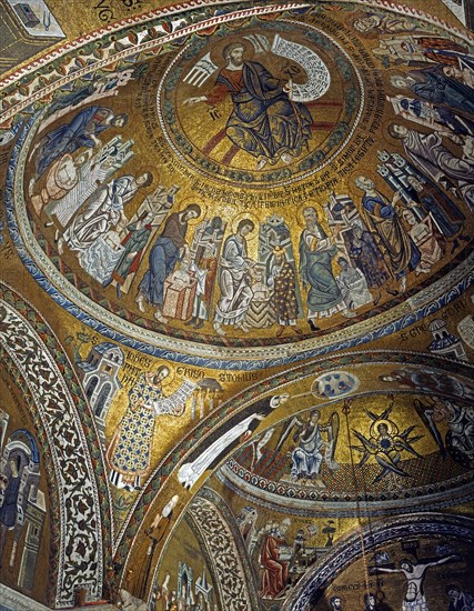 Coupoles du baptistère de la basilique Saint-Marc de Venise