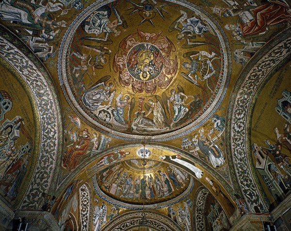Coupoles du baptistère de la basilique Saint-Marc de Venise
