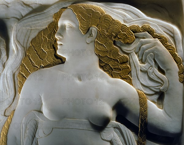 Campini, Allegorical figures, homage to Dante Alighieri (detail)