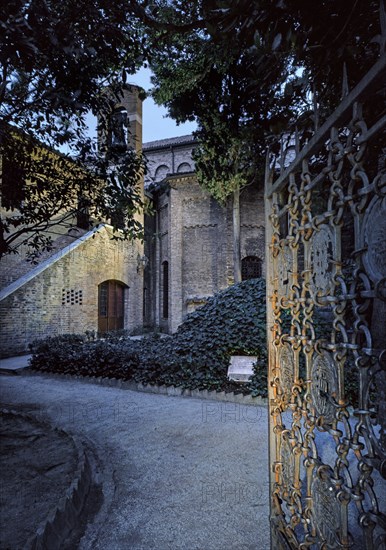 Jardin de la zone Dante à Ravenne
