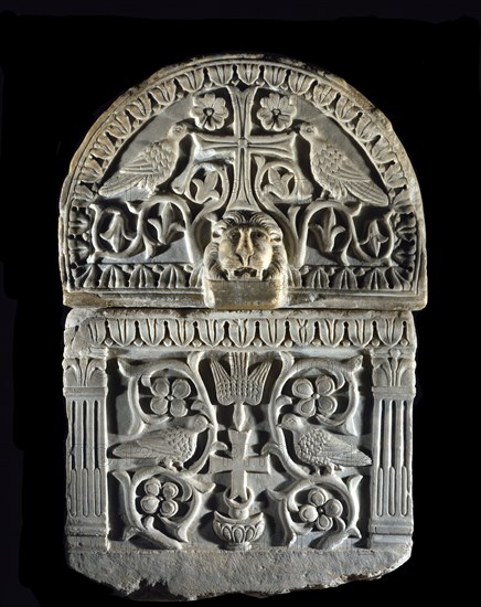 Sarcophage de Théodore, archevêque de Ravenne (détail)