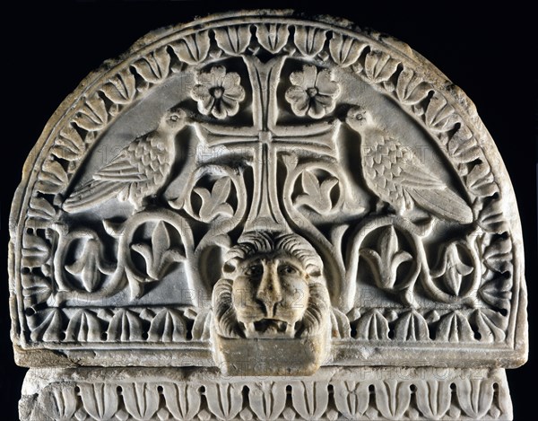 Sarcophage de Théodore, archevêque de Ravenne (détail)