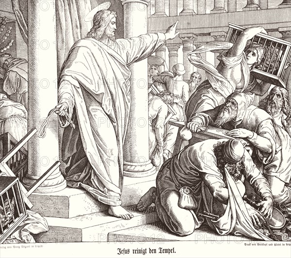 Carolsfeld, Jésus chasse les marchands du Temple