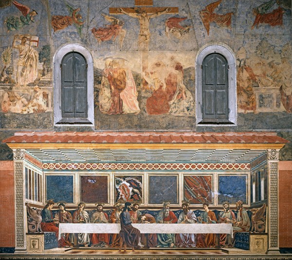 Andrea del Castagno, Fresque du Cenacolo di Sant' Apollonia à Florence