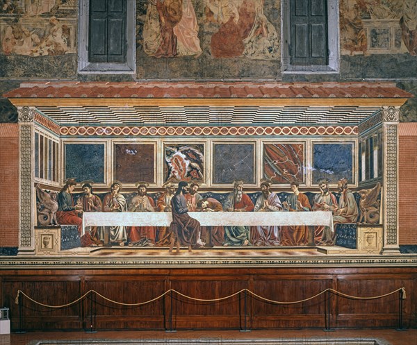 Andrea del Castagno, Fresque du Cenacolo di Sant' Apollonia à Florence