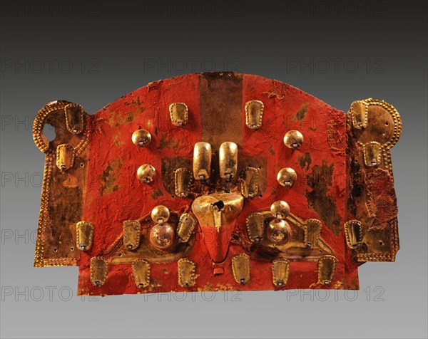 Masque funéraire de la culture Lambayeque (Pérou)