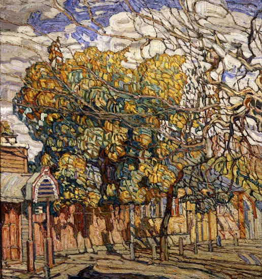 Manievich, Paysage urbain