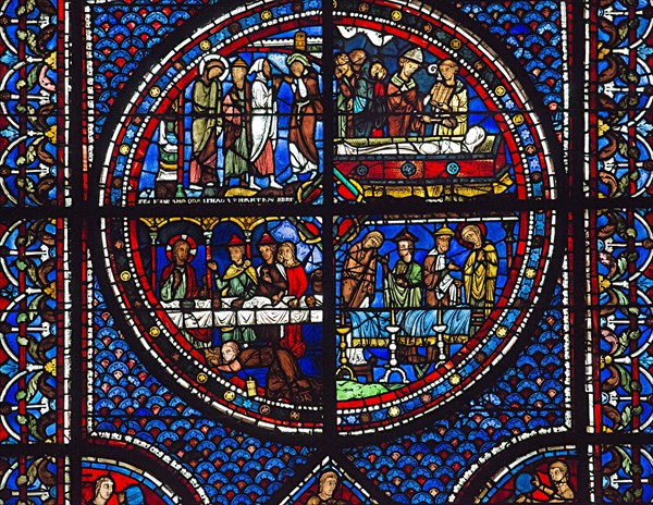 Vitrail de la Vie de Marie-Madeleine (vitrail de Chartres)