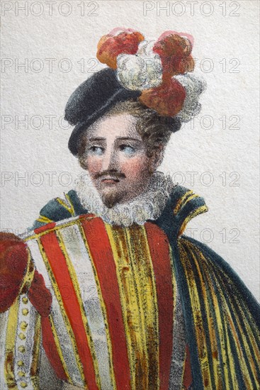 Giulio Marco Bordogni dans le rôle de Rodrigo dans l'opéra "Otello" de Rossini