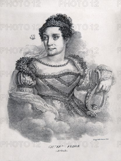 Joséphine Fodor dans l'opéra "Otello" de Rossini