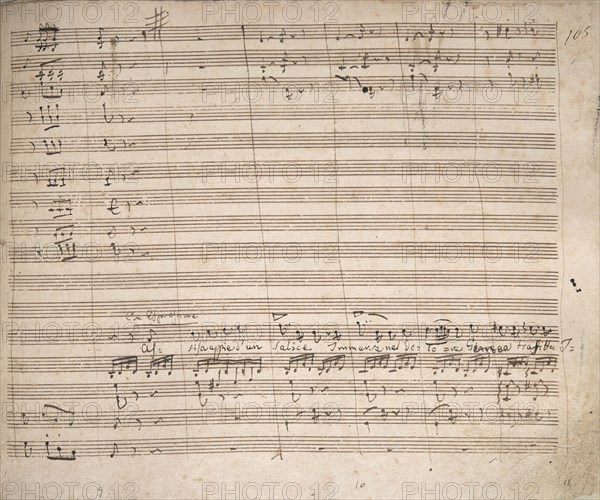 Partition de l'opéra "Otello" de Rossini
