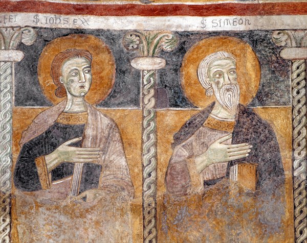 Saint Jean l'Evangéliste et saint Siméon