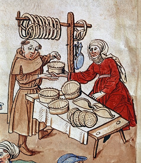 Von Richental, Vendeur de pain, gâteaux et bretzels