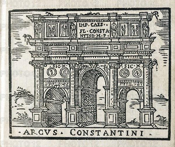 Arcus Constantini : Arc de Constantin à Rome