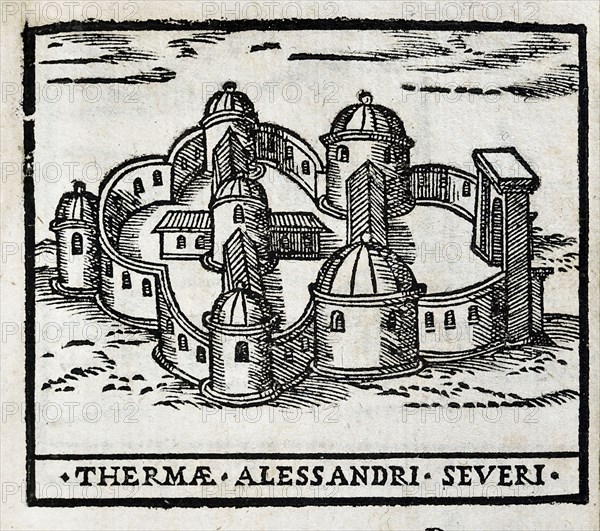 Thermae Alessandri Severi : Thermes de Sévère Alexandre à Rome