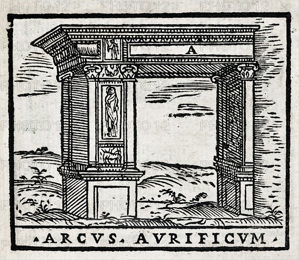 Arcus Aurificum : Arc de Septime Sévère à Rome