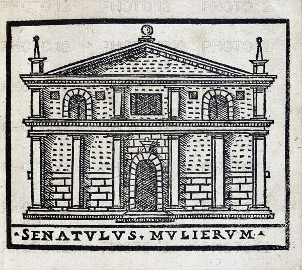 Senatulus Mulierum : Bâtiment du Sénat des Femmes à Rome