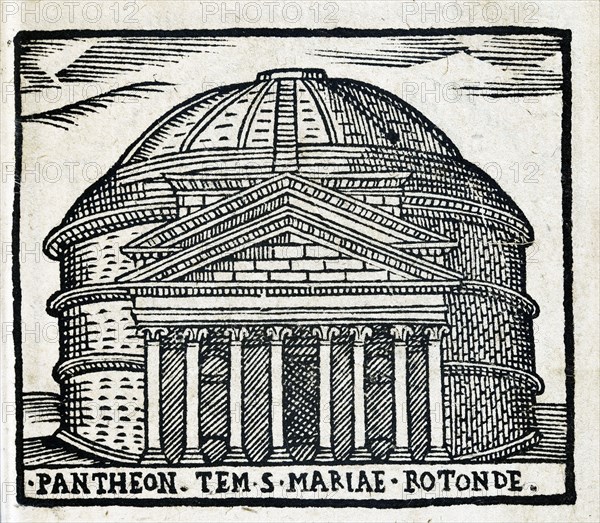 Pantheon Tem. S. Mariae Rotonde : Le Panthéon de Rome