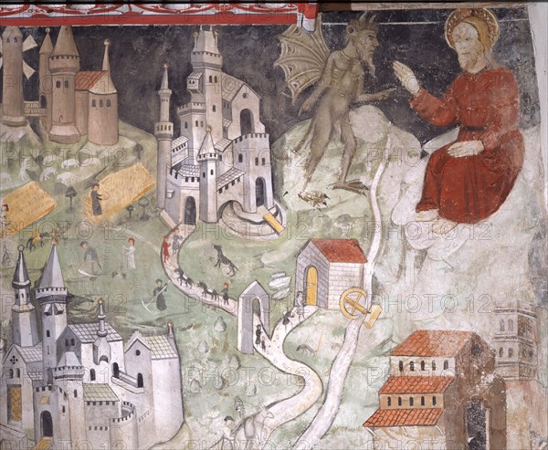 Fresque de la Chapelle Saint-Antoine de Bessans