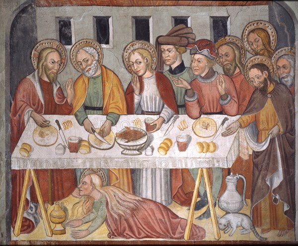 Fresque de la Chapelle Saint-Antoine de Bessans