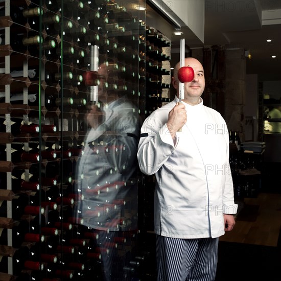 Portrait du cuisinier français Claude Colliot