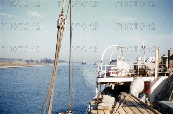 Traversée du Canal de Suez, 1958