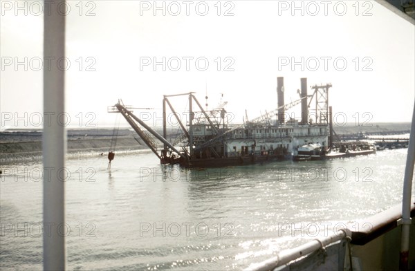 Crossing the Suez Canal, 1958