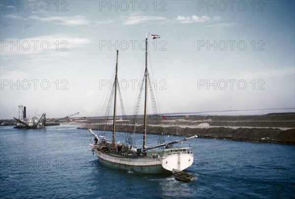 Crossing the Suez Canal, 1958