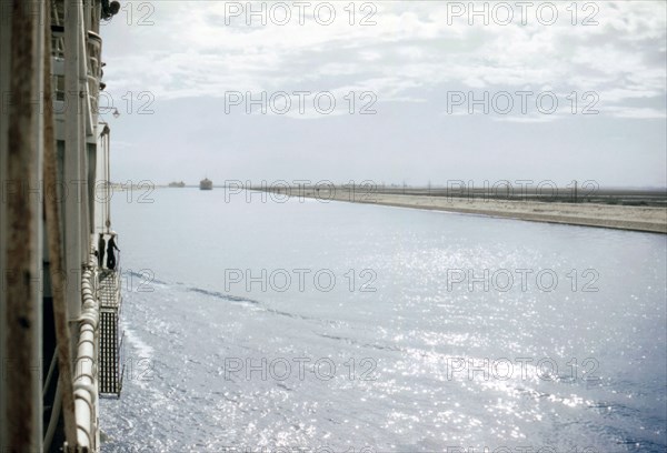 Crossing the Suez Canal, 1958