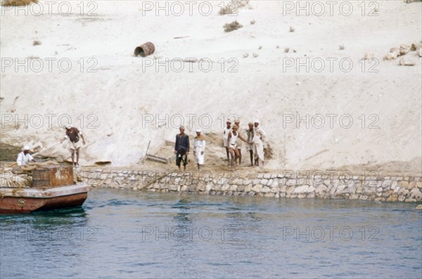 Crossing the Suez Canal, 1958