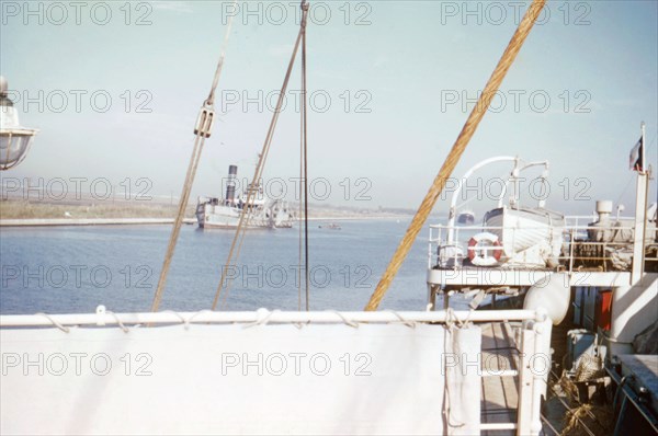 Crossing the Suez Canal, 1958