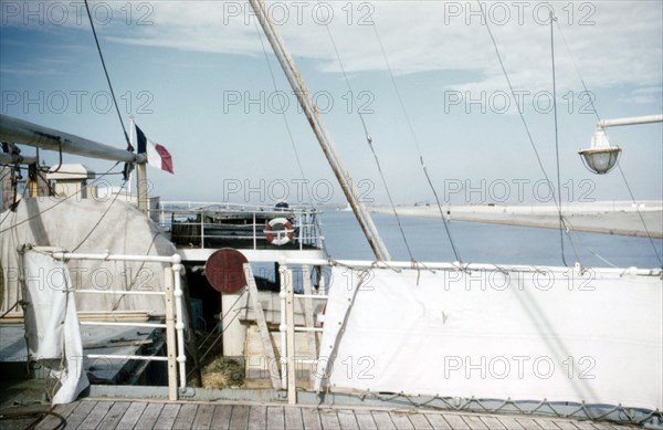 Crossing the Suez Canal, 1958