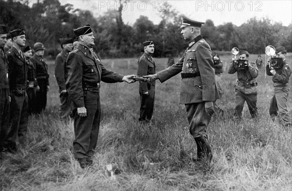 Germans in Lorient Pocket surrender (May 9,1945)