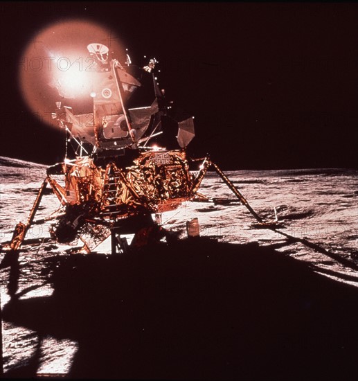 Apollo 14 Lem "Antarès" on Moon (February 5-6,1971)