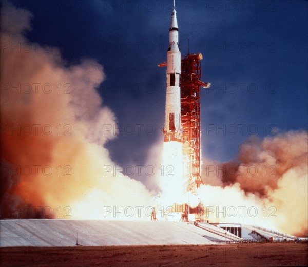 Apollo 11 launch from Kennedy Space Center (Fla) July 16, 1969