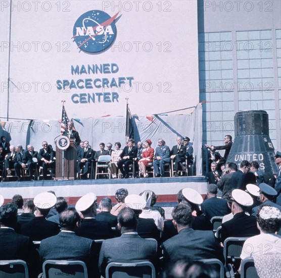 Discours de l'astronaute John Glenn à cap Canaveral 23 février 1962)