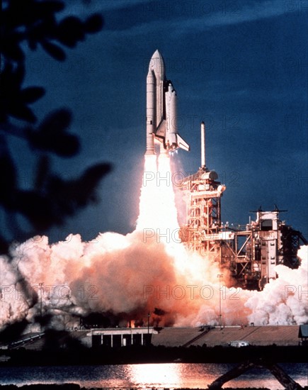 STS 1 1st Flight lift off "Columbia" April 12, 1981
