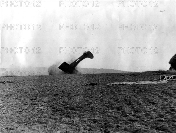 Crash d'un planeur de la 1re division aéroportée alliée en Hollande.
(24 septembre 1944)